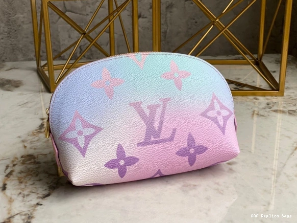 Aaa replica bags POUCH Vuitton Louis COSMETIC 0708